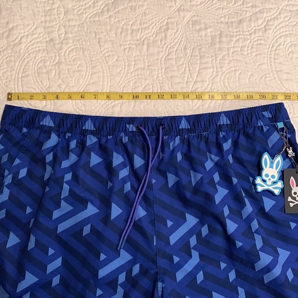 NEW Psycho Bunny Men’s Big and Tall Pisani Swim Trunks 2XL - Picture 11 of 13